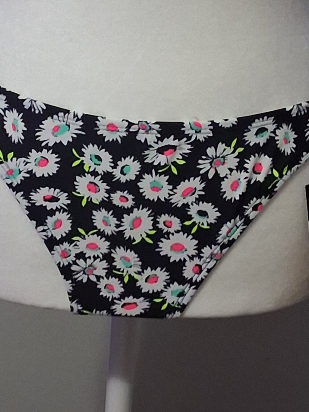 Elegant Daisy Floral Bikini Bottom